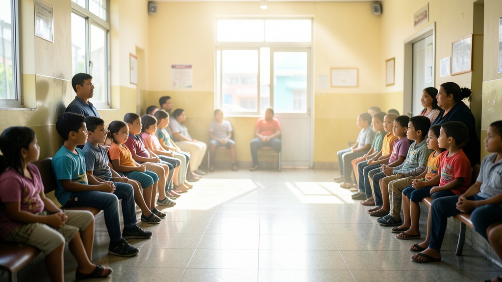 Hospital Vicente Corral Moscoso realiza jornada gratuita para detectar ojo vago en niños
