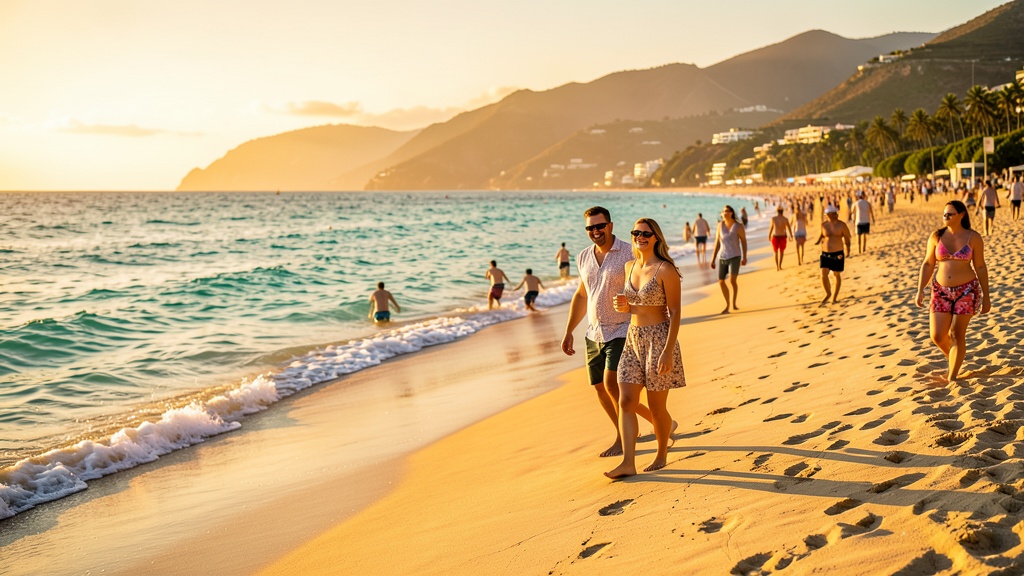 Alta temperatura impulsa afluencia turística a playas de Santa Elena