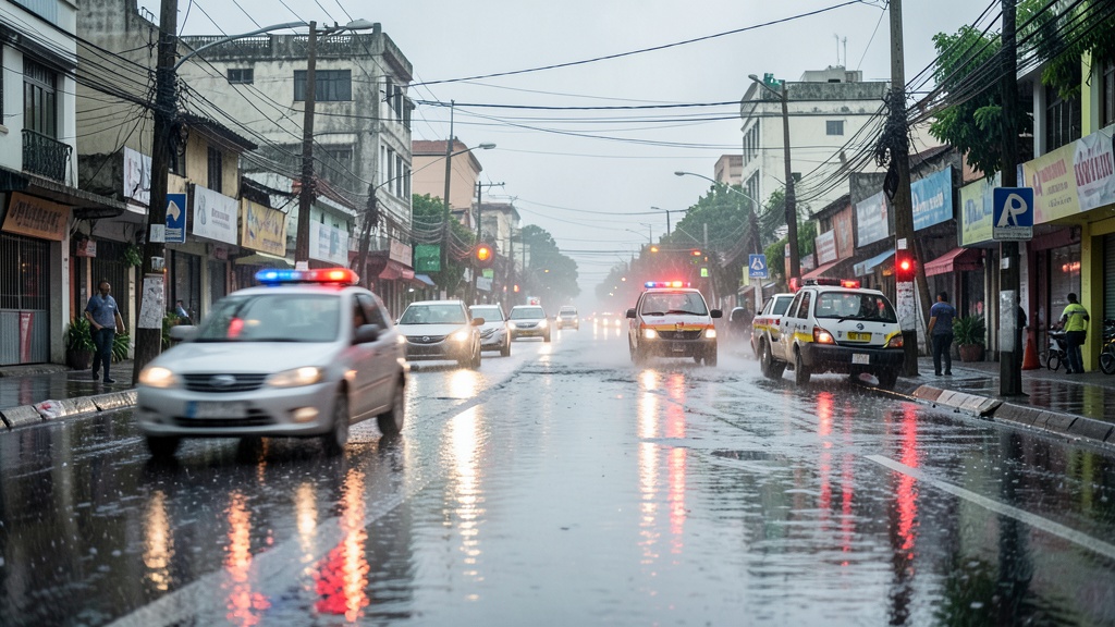 Accidentes viales en Guayaquil activan protocolos de emergencia por lluvias