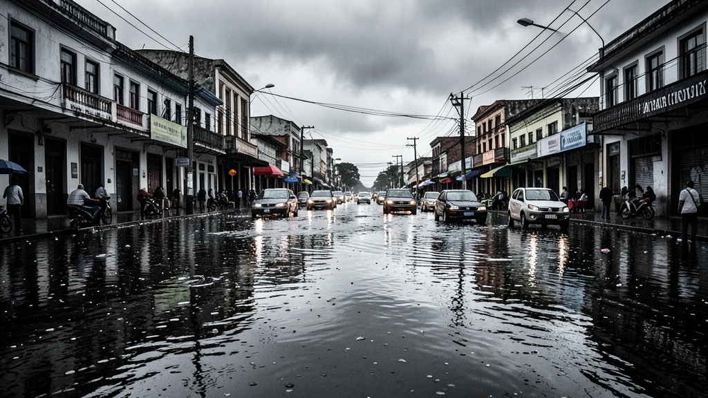 Guayaquil: 13 puntos de acumulación de agua tras lluvias intensas