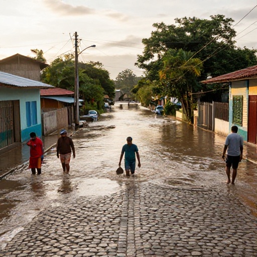 Muisne enfrenta su décima inundación desde 2023 por lluvias y desborde del río Sucio