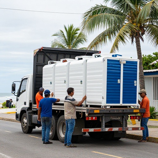 Hydro Industries entrega cuatro plantas móviles de agua para reforzar respuesta ante El Niño