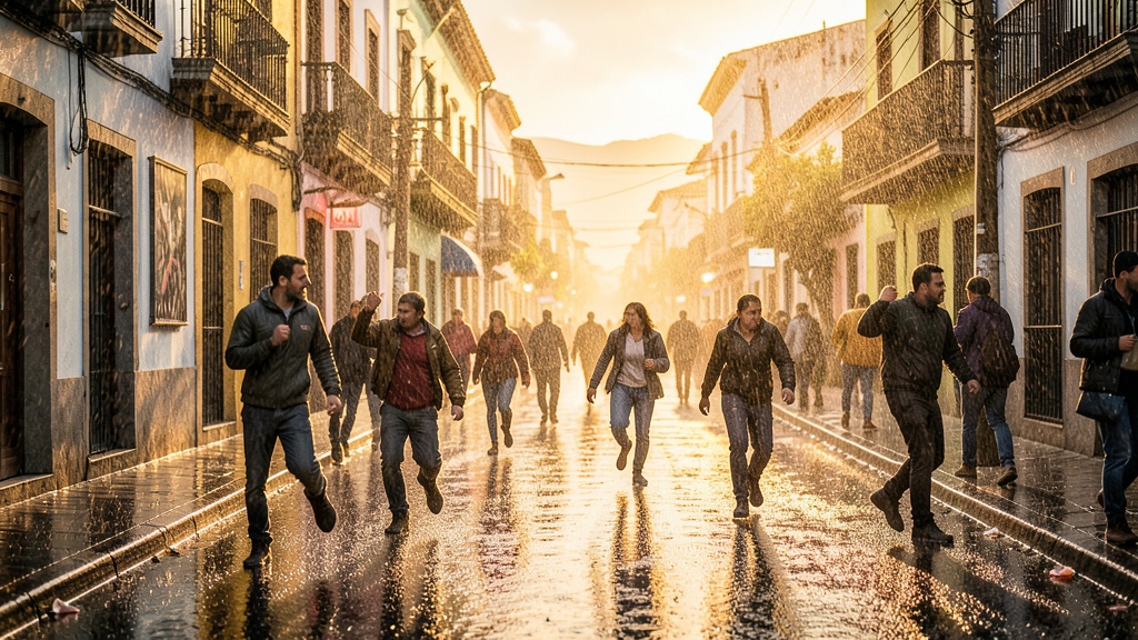 Tormenta y granizo afectan al norte de Quito este 4 de octubre