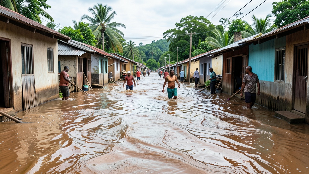 Inundaciones por desborde de ríos y esteros afectan a Muisne