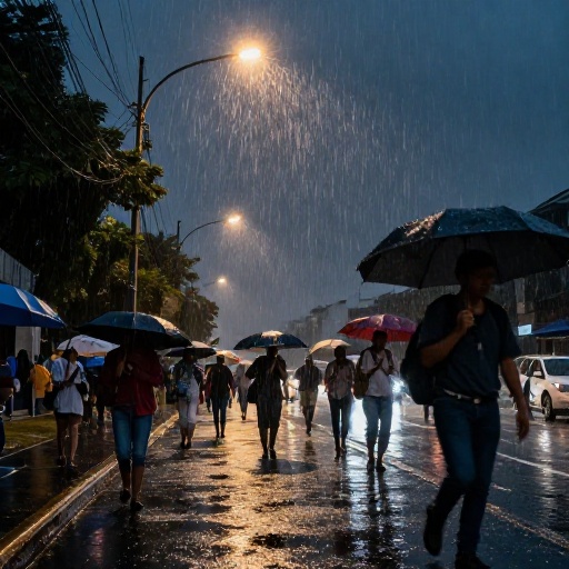 INAMHI pronostica lluvias y vientos fuertes hasta el 16 de septiembre