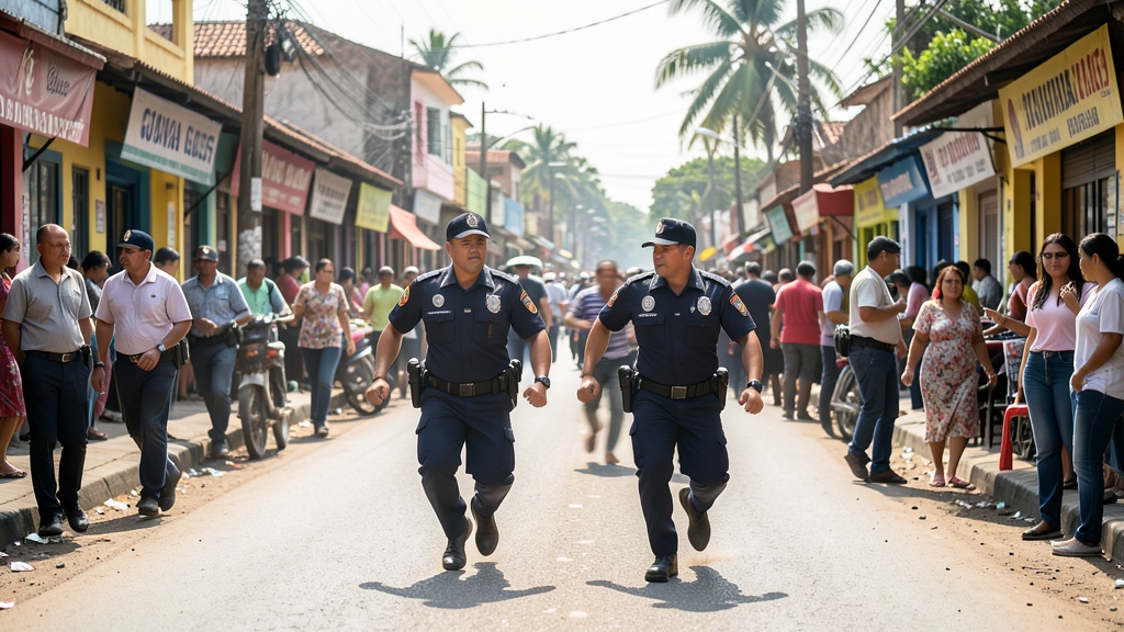 Detienen a dos sospechosos tras persecución policial en Guayaquil