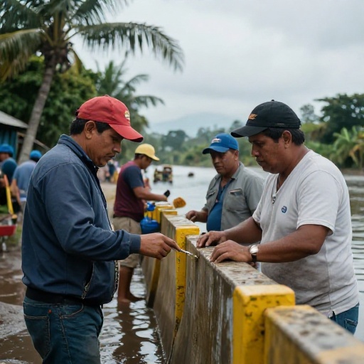 Obras Públicas de Manta ejecuta labores preventivas ante contingencia climática