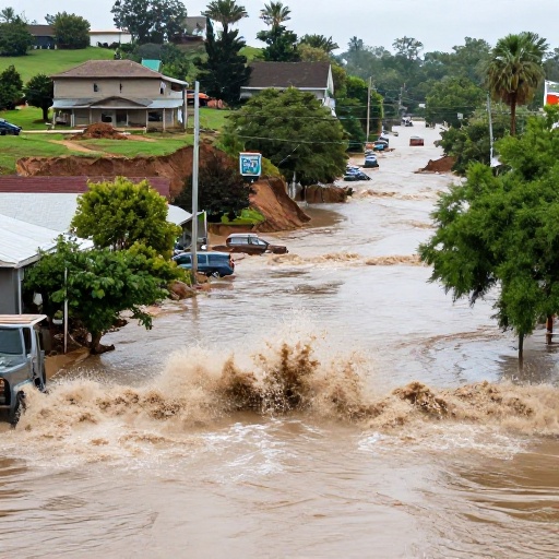 Lluvias inundan local en San Jacinto del Búa y generan desprendimientos