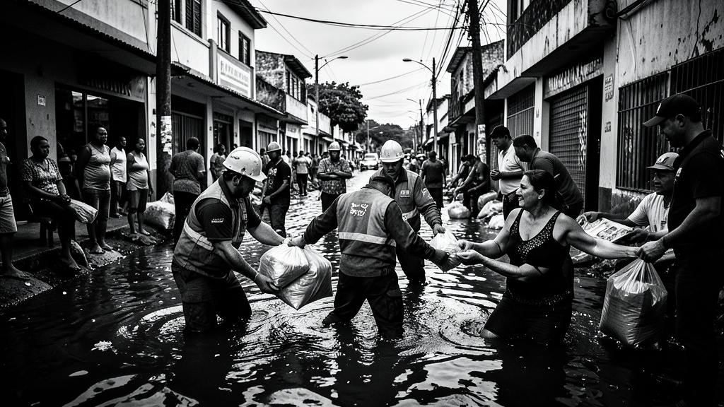 Autoridades coordinan asistencia por inundaciones en Puerto López