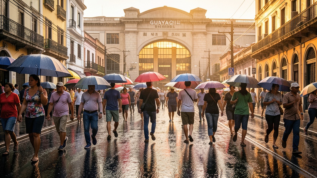 Inamhi alerta por lluvias y vientos fuertes hasta el 25 de octubre
