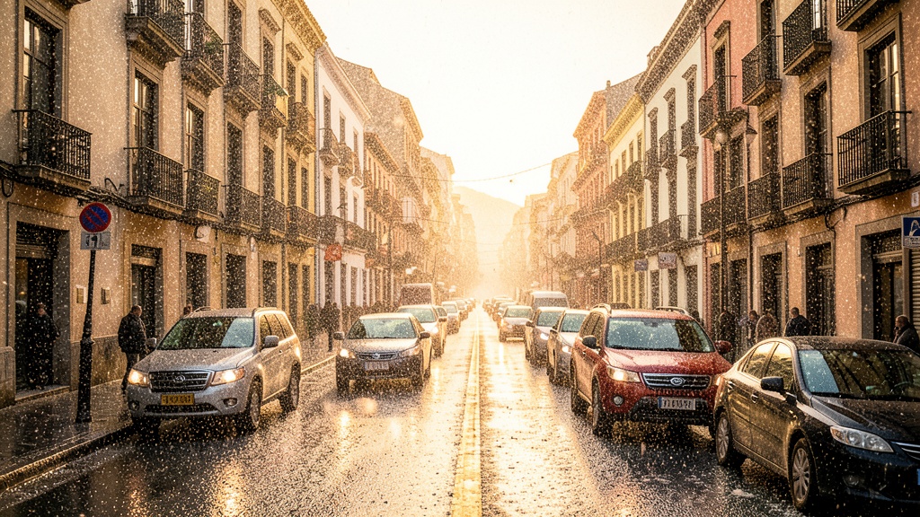 Granizada en Quito congela calles y complica el tráfico este miércoles