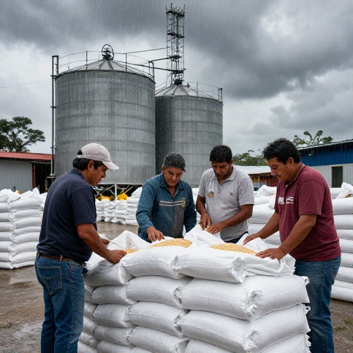 Agricultores ecuatorianos se preparan ante El Niño con reservas y barreras