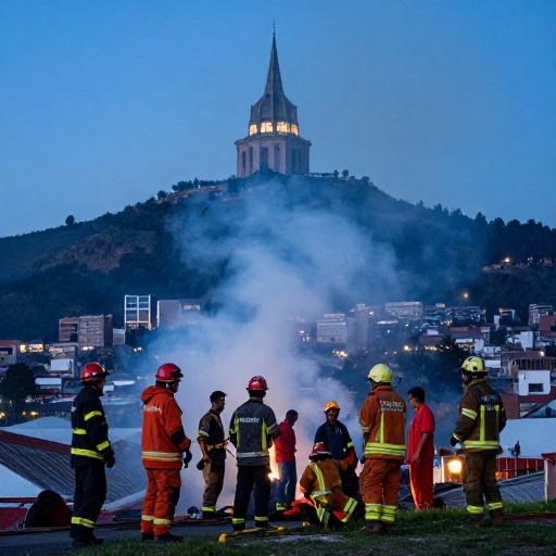 Incendio forestal en el cerro Casitagua de Quito exige esfuerzo conjunto