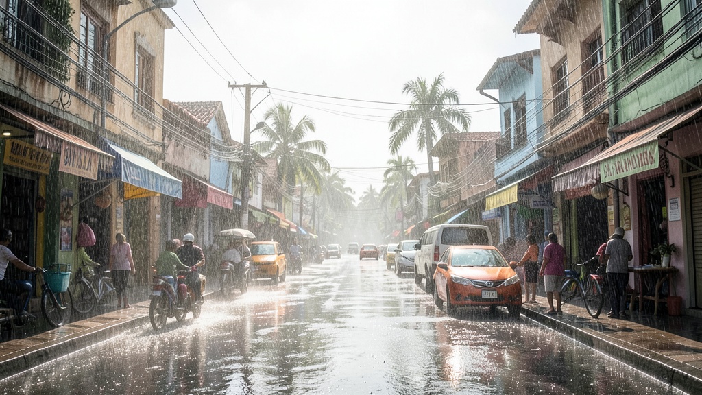 Pronóstico para Guayaquil: Lluvias y alta radiación UV para este lunes 5 de octubre