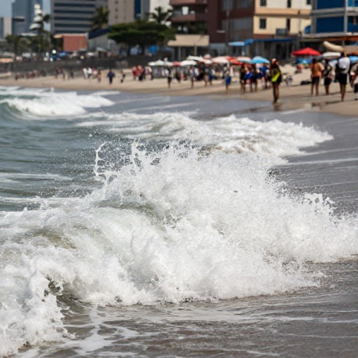El mar erosiona playa Delfín y afecta a Manabí; Santa Elena en alerta por El Niño