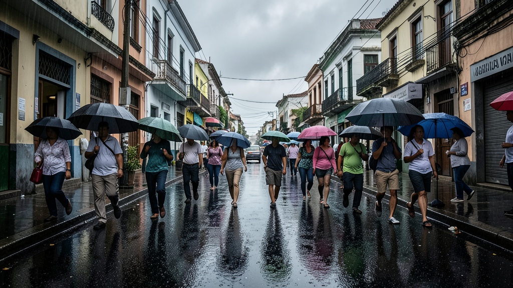 Intensificación de lluvias y tormentas en Ecuador hasta el lunes 28 de septiembre