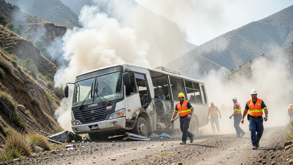 Doce heridos por choque de buses en Los Ríos y atención de emergencias