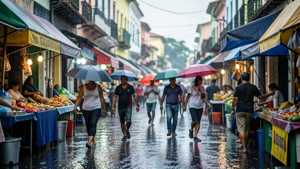 Alerta de lluvias intensas se mantiene hasta el 1 de octubre en Sierra y Costa
