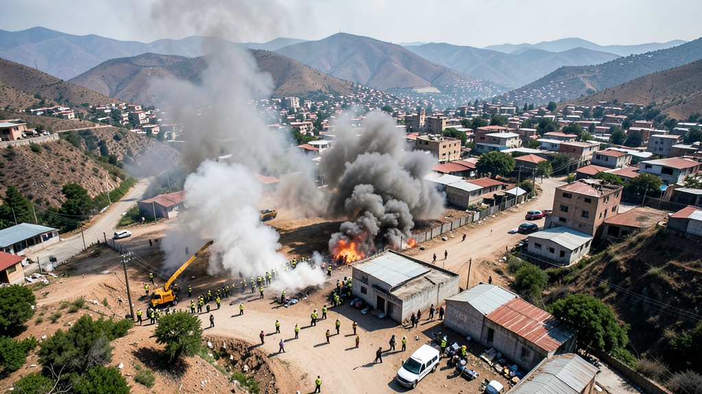 Incendio forestal en cerro Abuga activa a bomberos de Azogues