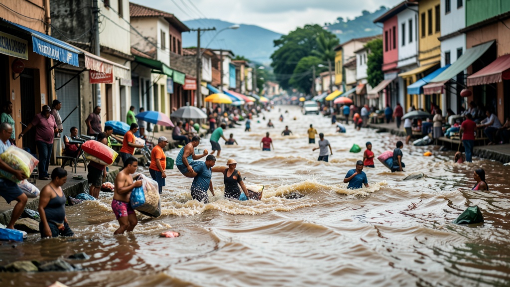 Alerta en Puerto López: Familias abandonan hogares por desborde de ríos