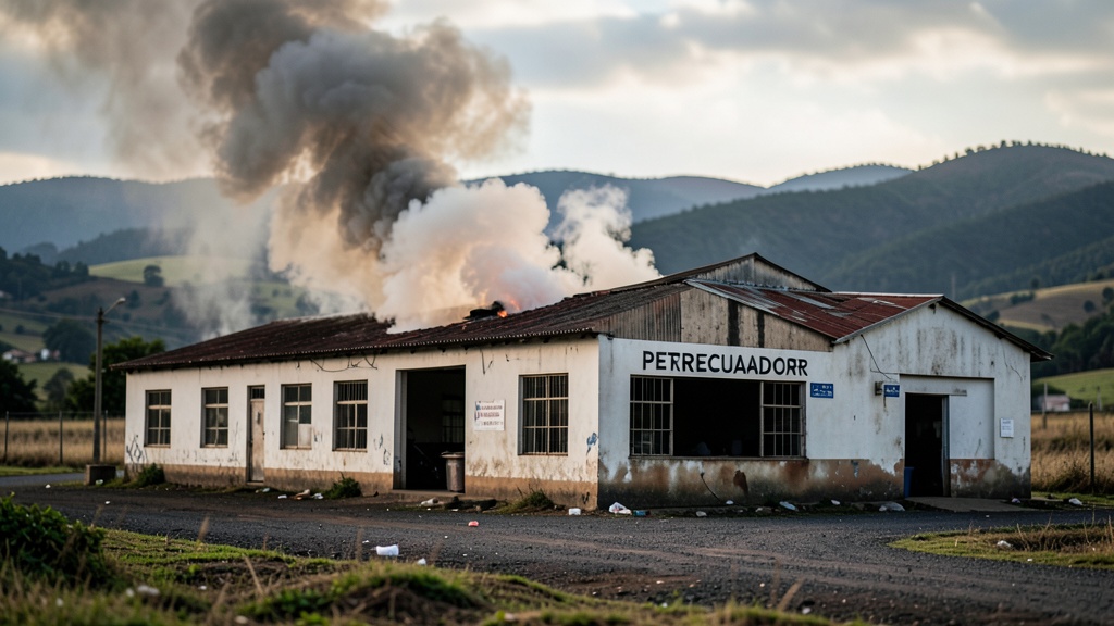 Petroecuador declara emergencia por incendio en estación Baeza del SOTE