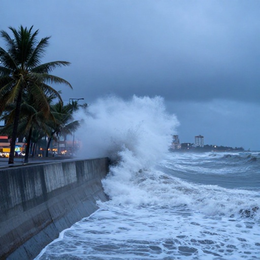 Inocar emite alerta por mar agitado y oleaje fuerte en la costa ecuatoriana