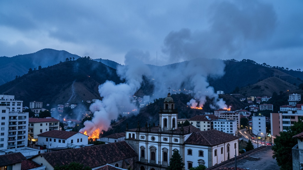 Ambato registra 25 incendios forestales en nueve días con 25 hectáreas afectadas