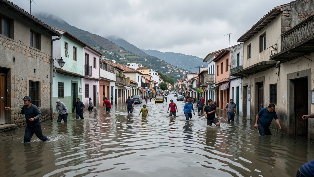 Alerta muy alta por lluvias en Quito y sus valles hasta el domingo