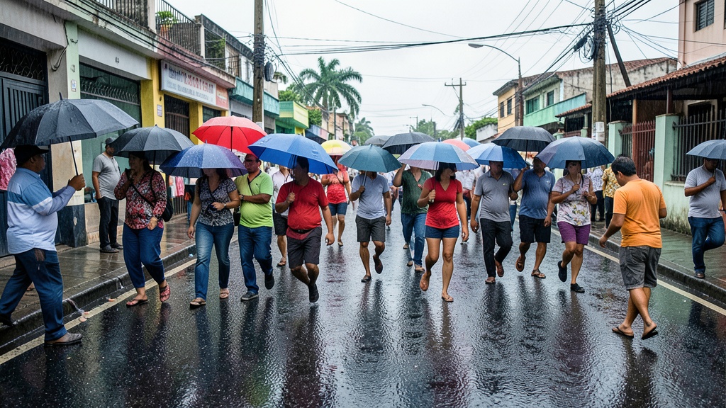 INAMHI advierte lluvias y riesgo de crecidas en Litoral y Sierra desde este lunes