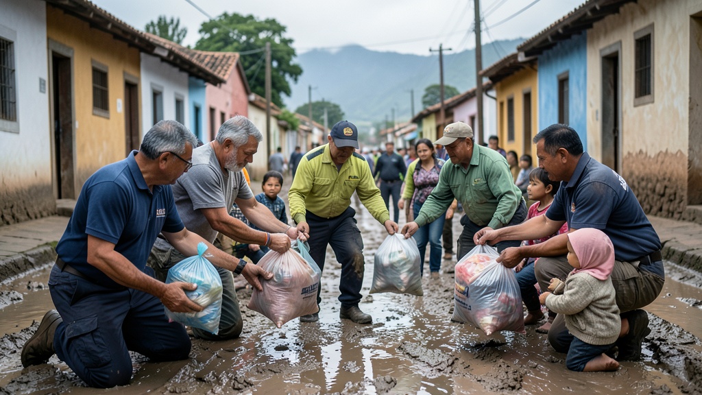 Gestión de Riesgos entrega ayuda humanitaria a familias en Esmeraldas por inundaciones