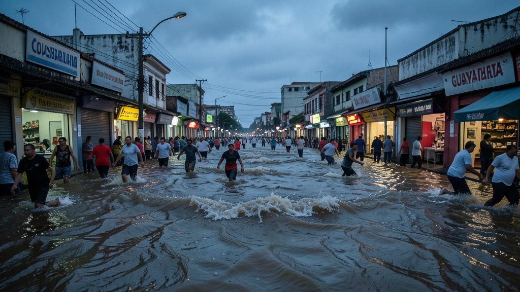 Alerta por lluvias continúa hasta el lunes con ocho ríos desbordados