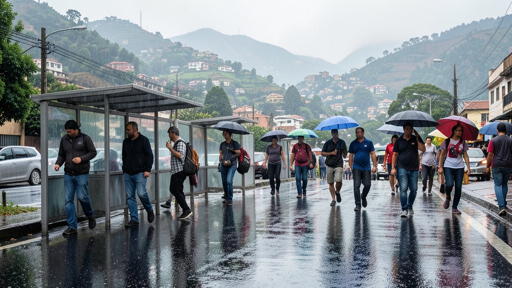 Metro de Quito opera entre Quitumbe y La Alameda por lluvias