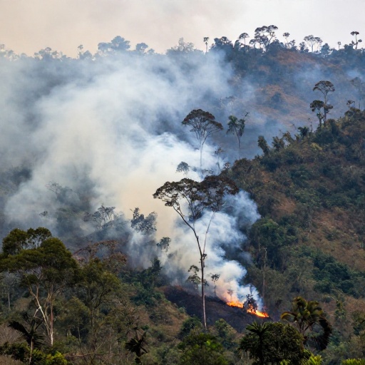 Cuatro incendios forestales activos y cuatro controlados en Ecuador