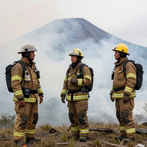 Incendio en Cerro Casitagua: Psicóloga de Bomberos actúa en primera línea