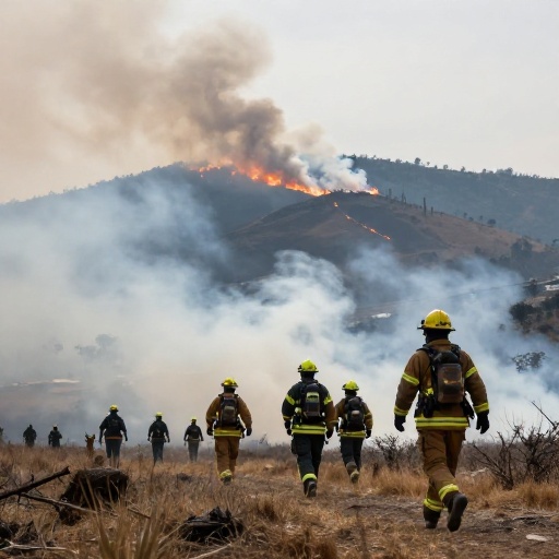 SNGR monitorea actividad: nueve incendios registrados en Quito