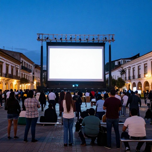Cine comunitario ocupa plazas de Quito para fortalecer la convivencia