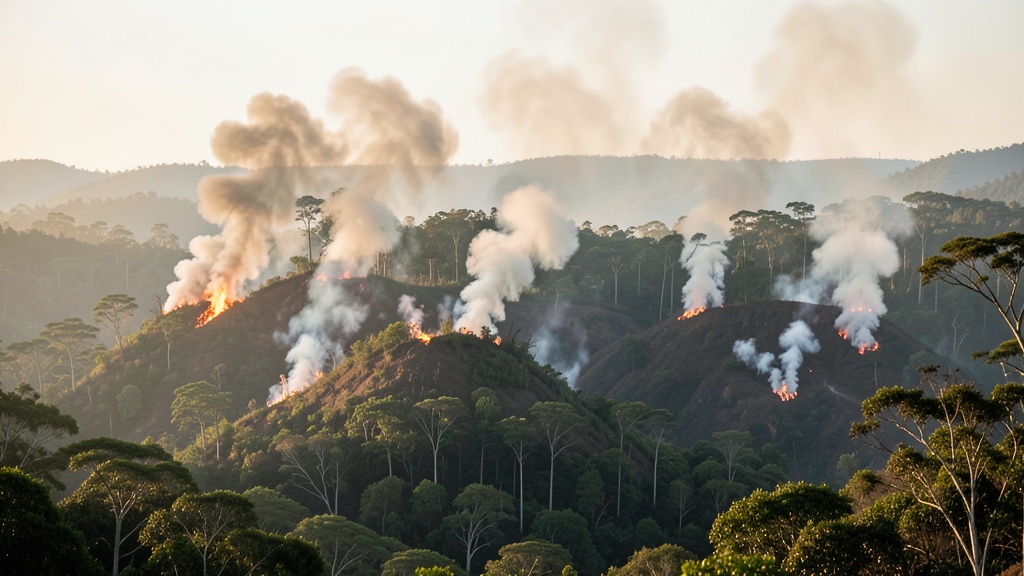 Nueve incendios forestales activos en Ecuador al 22 de septiembre