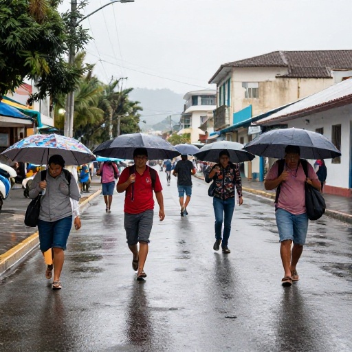 Lluvias y tormentas afectan a Esmeraldas, Manabí y Santo Domingo hasta el 23 de septiembre