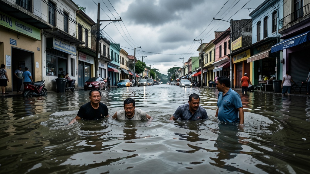 Lluvias en Ecuador: 17.056 afectados y 1.306 damnificados en provincias costeras