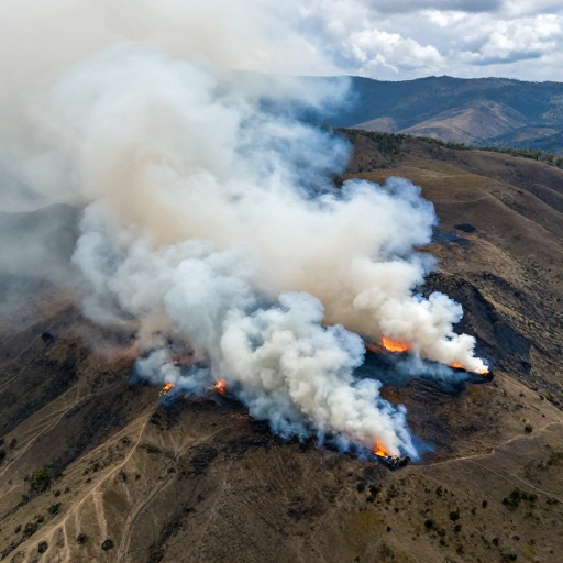13 incendios forestales activos se registran en cinco provincias del Ecuador