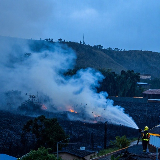 Ecuador enfrenta 11 incendios forestales activos este sábado 19 de septiembre