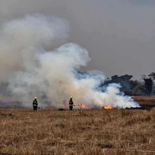 Incendio en La Vicentina deja seis hectáreas afectadas y un detenido