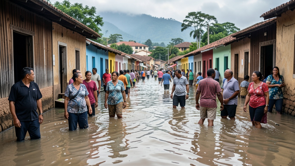 Inundaciones graves en Muisne: comunidades bajo el agua por lluvias en Esmeraldas