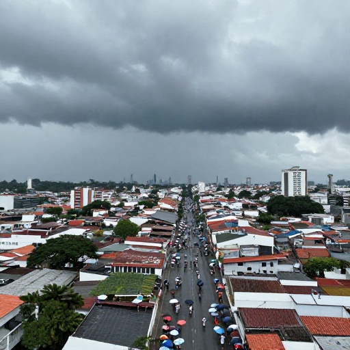 INAMHI advierte aumento de lluvias en el sur del país desde este martes