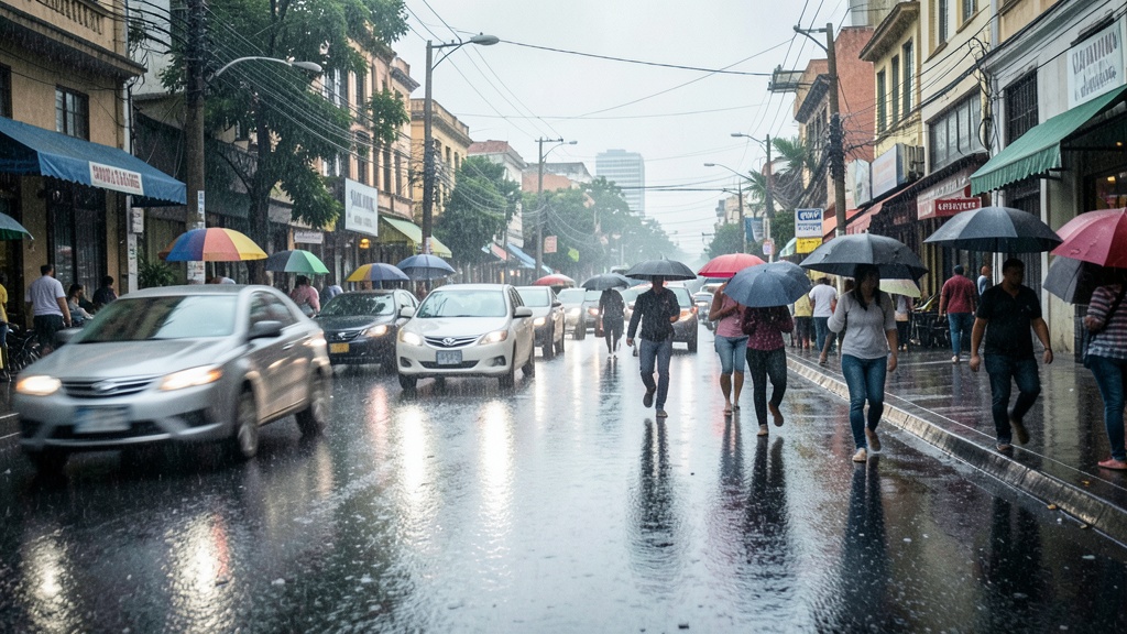 Inamhi emite alerta de lluvias intensas y riesgo de inundaciones hasta el 5 de octubre