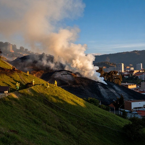Quito refuerza alerta por quemas tras controlar incendio en El Quinche