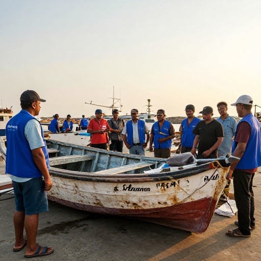 46 pescadores evacuados por EE.UU. llegarán a Manta para trámites legales