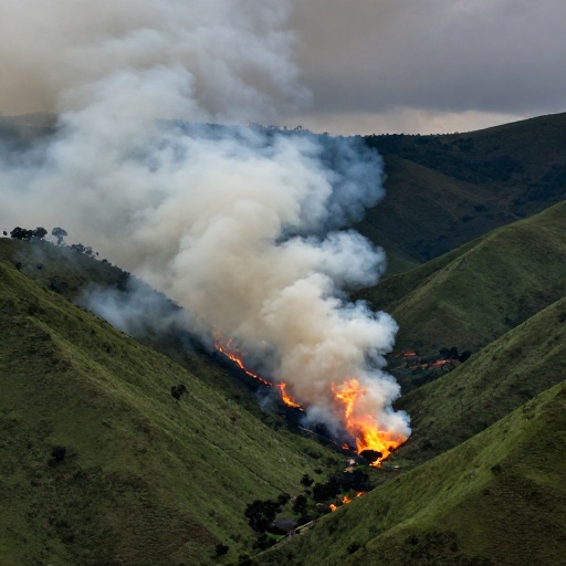 Incendio forestal en Zaruma afecta captaciones y consume 600 hectáreas tras 12 días