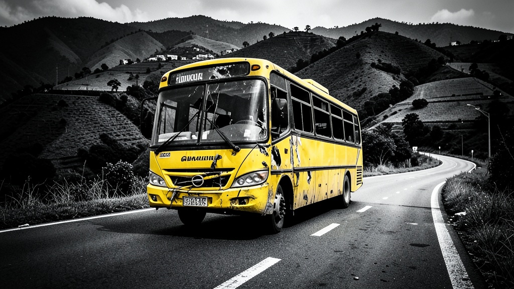 Once heridos tras volcamiento de bus en vía Quito-Papallacta