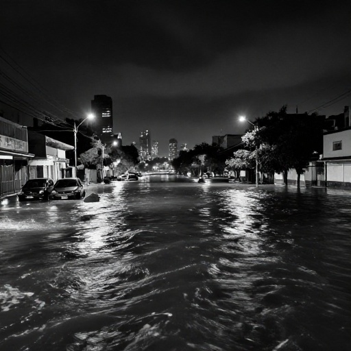 Lluvias en Guayaquil: 17 sectores con calles inundadas tras aguacero nocturno